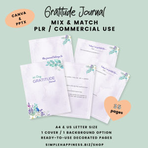 Lavender Gratitude Journal