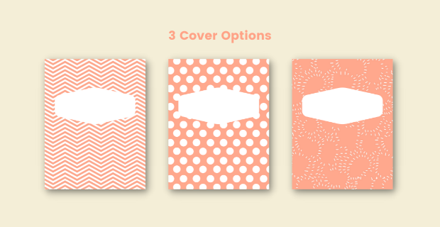 Reading Journal Cover Options