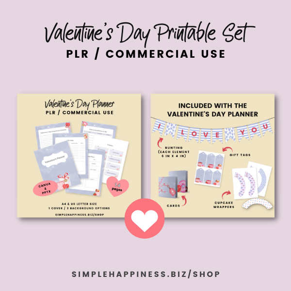 Valentines Day Printable Set Promo