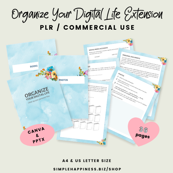 Graphic for Organizing Your Digital Life Extension