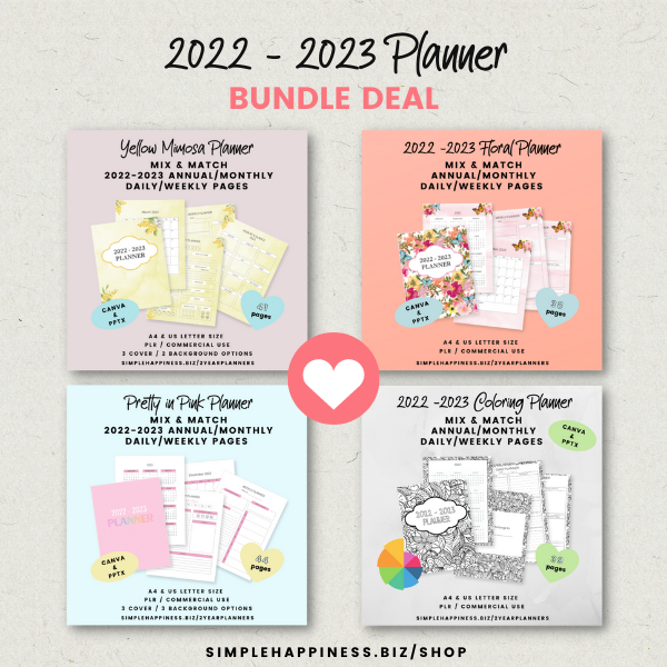Graphic of a Planner Bundle Deal