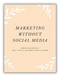 without social media marketing