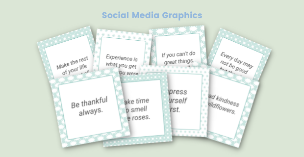 Hygge Cards Pack Social Media Graphic