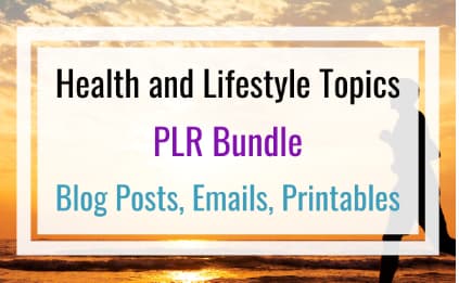 health and lifestyle blogger bundle