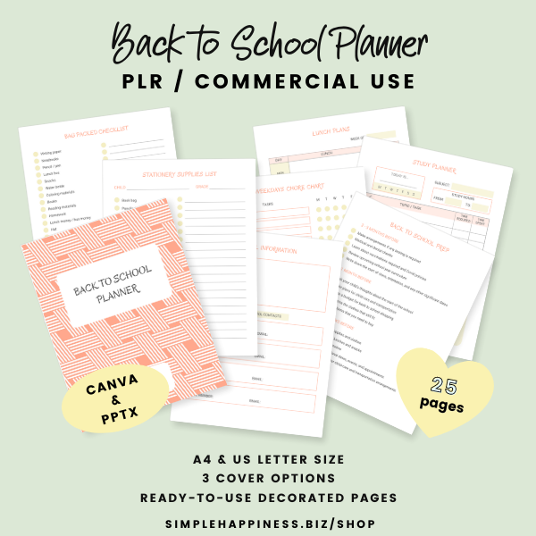 Back to School Planner Graphi