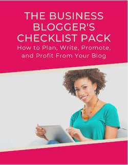 business bloggers checklist pack