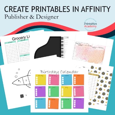 create printables in affinity