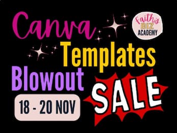 Canva templates blowout sale