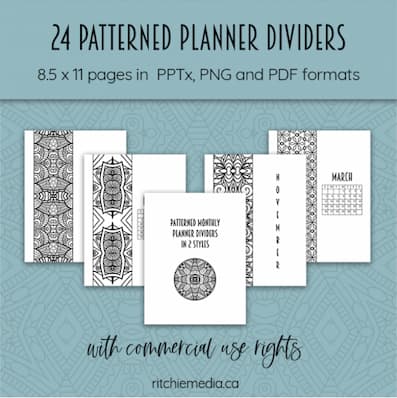 ruthie planner dividers
