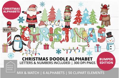 DB Christmas alphabet