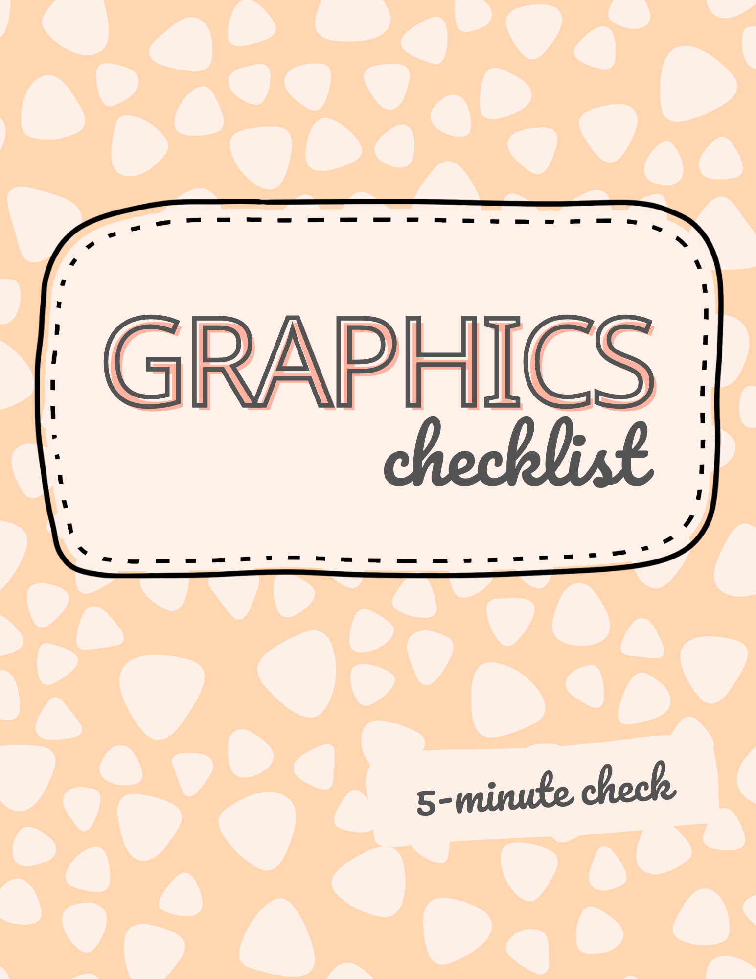 Graphics Checklist