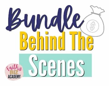 bundle behind the scenes