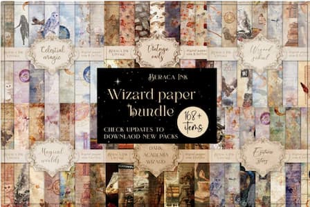 wizard paper bundle