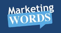 marketing words logo