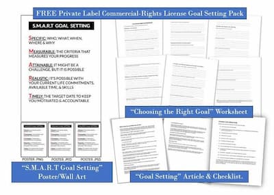 free goal setting content