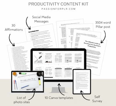 productivity content kit
