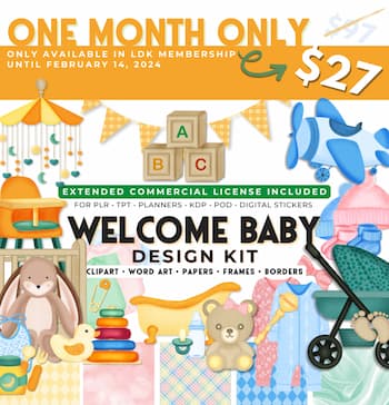 Baby Clipart Kit Promo