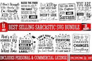 Sarcastic SVG Bundle