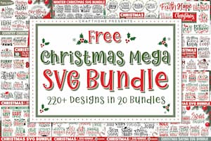 Mega Christmas SVG Bundle