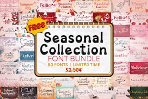 Seasonal Collection Font Bundle