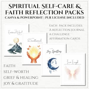 Spiritual Self-Care Faith & Reflection Pack