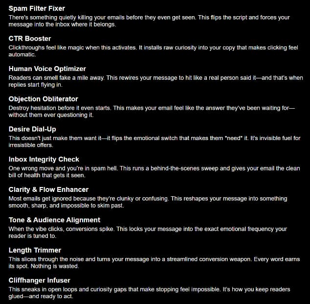 Inbox booster tools
