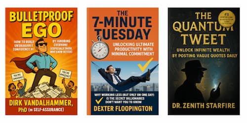 satiral self-help prompts