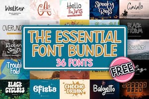 The Essential Font Bundle The Essential Font Bundle