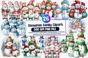 Snowmen Family Clipart Snowmen Family Clipart