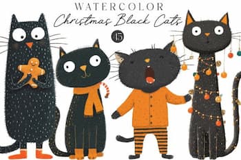 Quirky Christmas Cats Quirky Christmas Cats