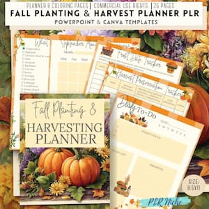 Fall Planting & Harvest Planner Fall Planting & Harvest Planner