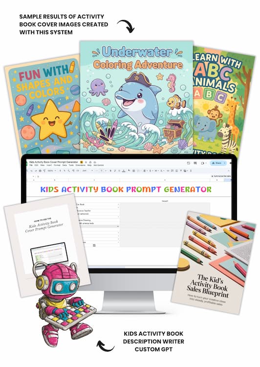 Kid's Activity Book Selling Kit