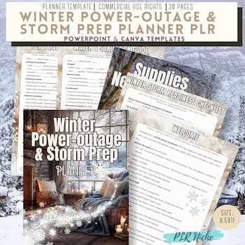 Winter Power-Outage & Storm Prep Planner