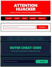 attention jacker and buyer cheat code