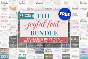 The Joyful Font Bundle