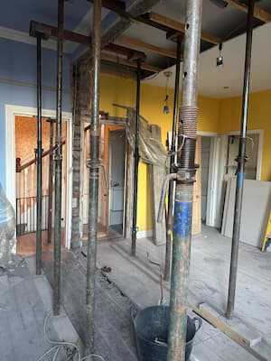 my kitchen building site