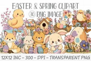 Easter & Spring Clipart Designs