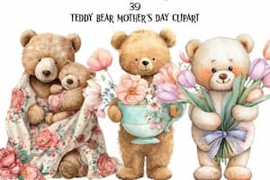 Teddy Bear Mother's Day Graphics