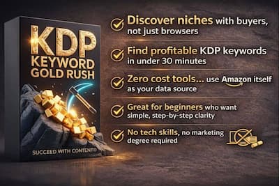 KDP Keyword Gold Rush KDP Keyword Gold Rush
