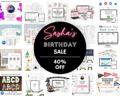 SASHA'S BIRTHDAY SALE SASHA'S BIRTHDAY SALE