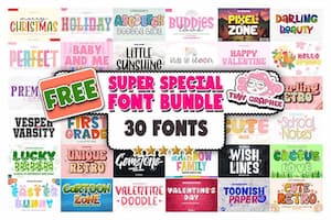 Super Special Font Bundle