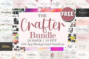 Crafter Font Bundle Crafter Font Bundle