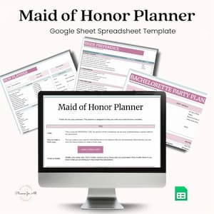 Maid of Honor planner