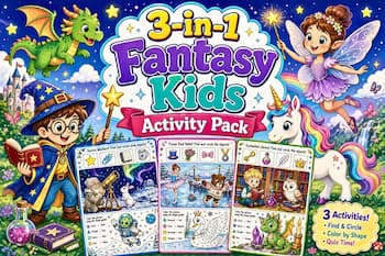 Fantasy Kids Activity Pack