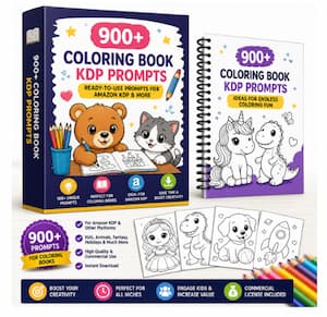 900+ Premium KDP Coloring Book Prompts