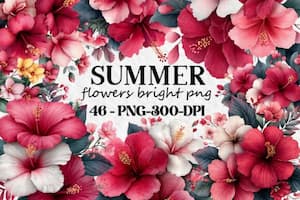 Bright Summer Flowers
