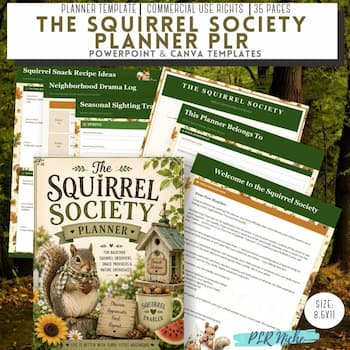Squirrel Society Planner