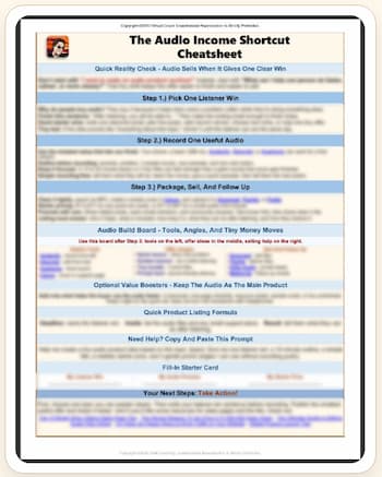 Audio Profits Cheatsheet