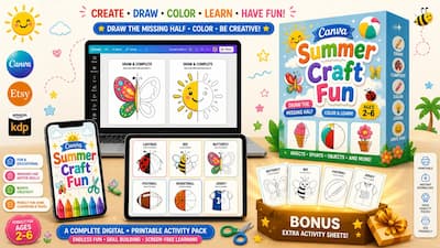 Canva Summer Craft Fun Canva Summer Craft Fun