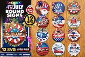 4th July Welcome Signs 4th July Welcome Signs
